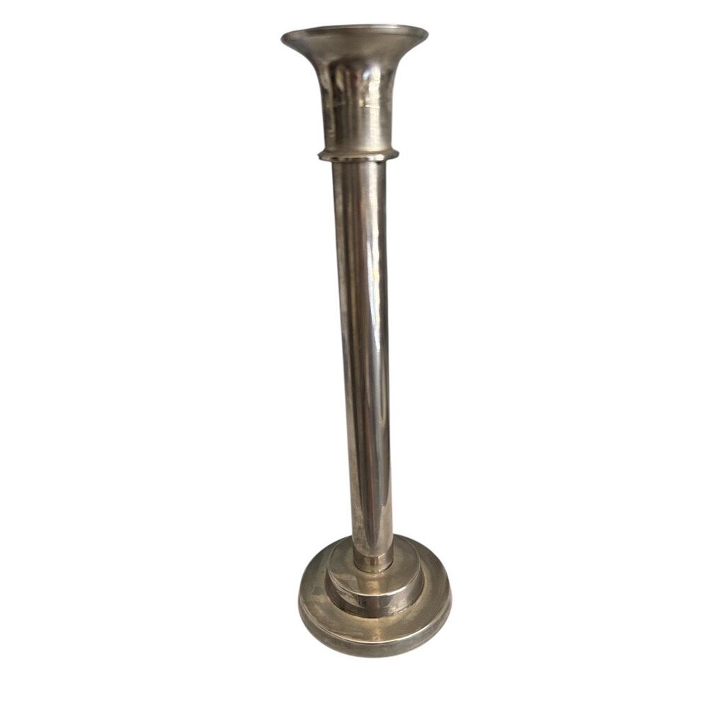 William Adams Towle Silverplate Contemporary Candle Holder